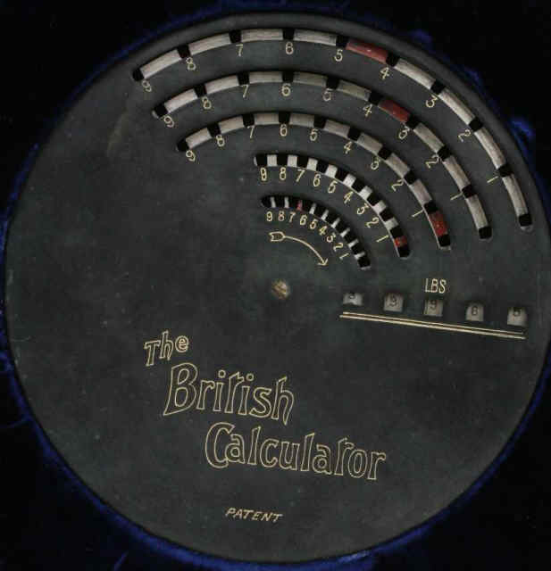 British Calculators BriCal Weight Adding Machine Bri-Cal (Source: Powerhouse Museum)